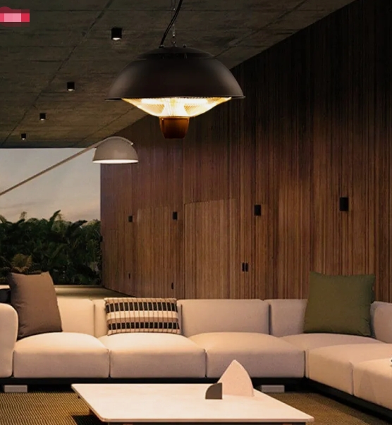 Recessed infrared ceiling heater