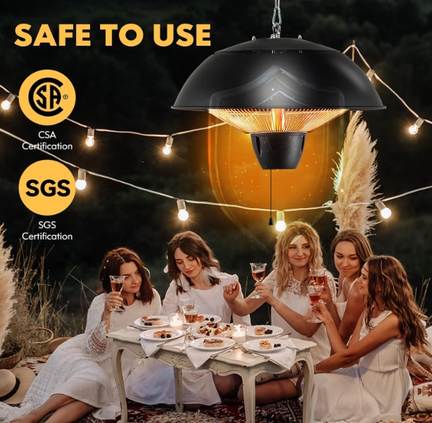 Outdoor radiant heater